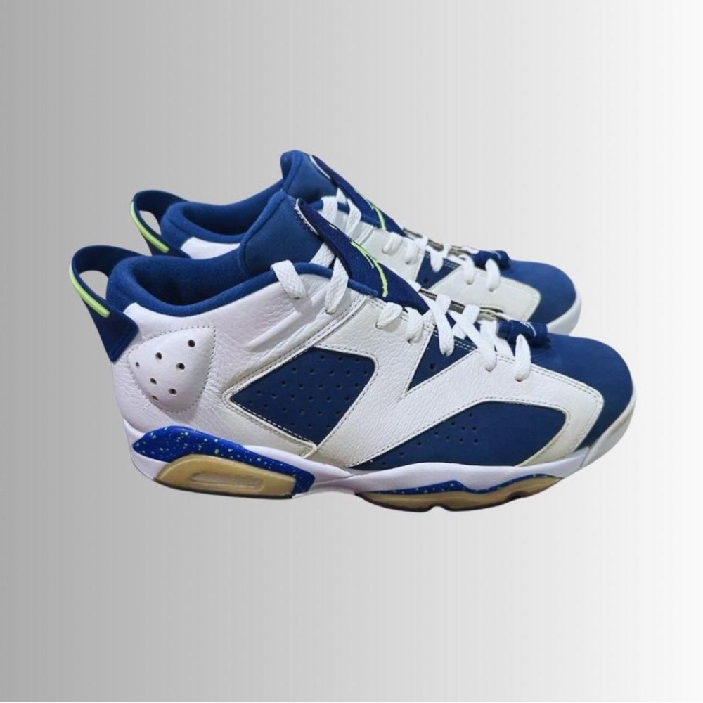 Jordan Blue and White Sneakers